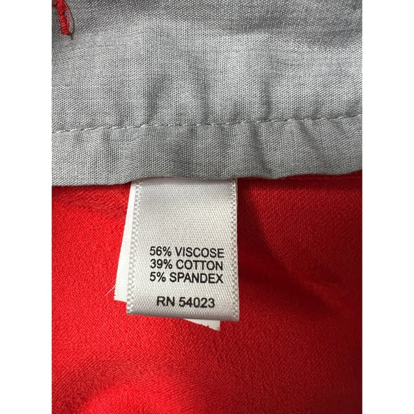 Banana Republic Sloan Fit Solid Orange Pant Skinny Fit Size 4 - Picture 8 of 14